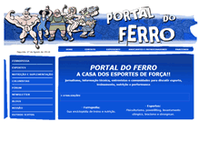 Tablet Screenshot of portaldoferro.com
